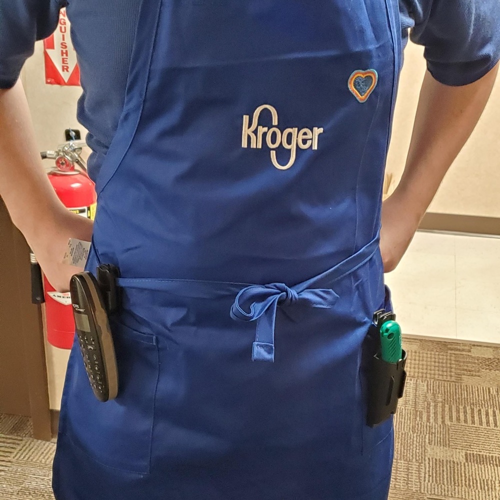 Kroger Rainbow Heart Apron